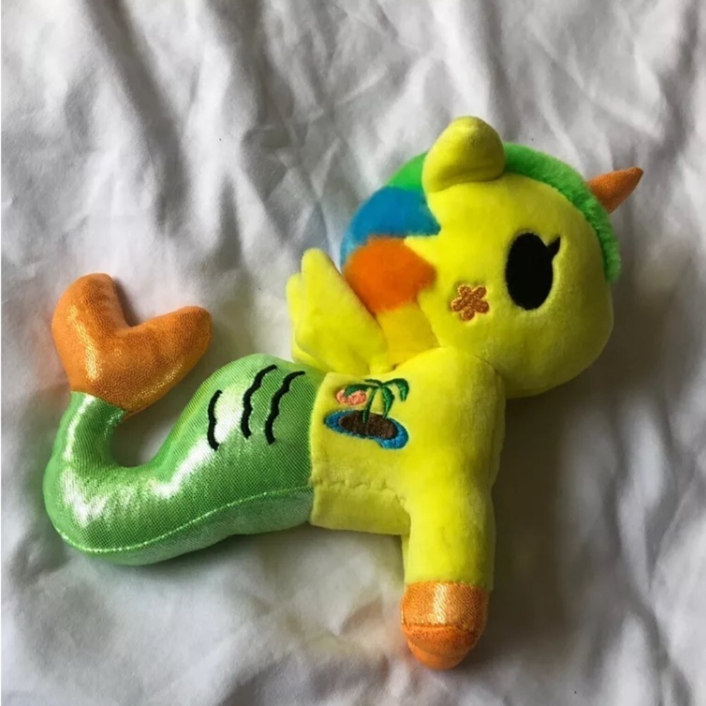 Tokidoki Tropica Mermicorno Plush Stuffed Toy Unicorn Palm